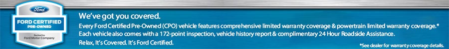 We've go tyou covered when you buy Certified Pre-Owned